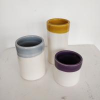 Set of three dipped vase